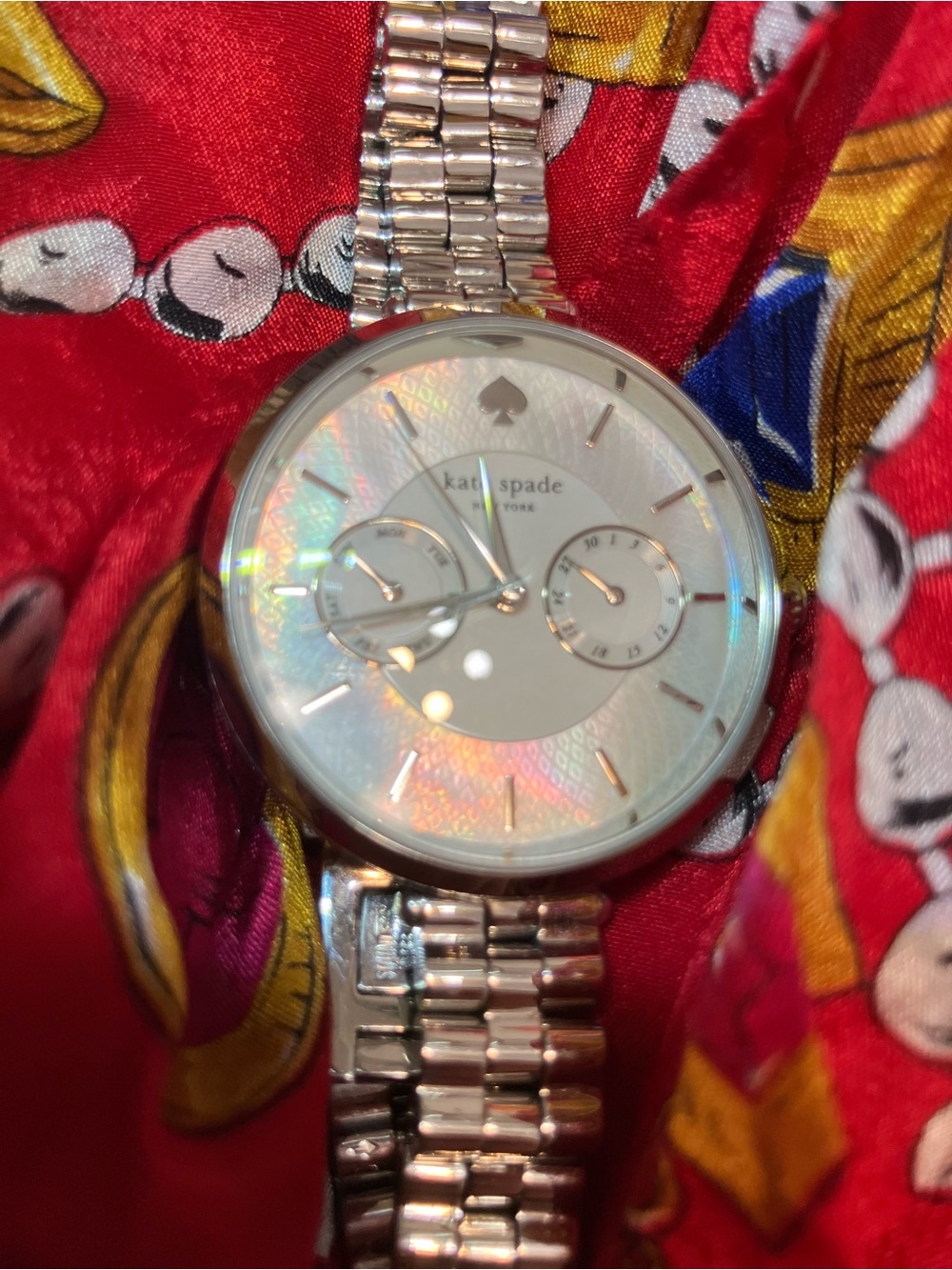 kate spade Silver-Tone Multi-Dial Bracelet Watch with Ivory Dial - Picture 2 of 5
